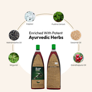 Dhuandhar Advanced Oil is a fast-acting herbal pain-relief formula designed to ease joint and muscle pain. Enriched with powerful natural ingredients, it helps reduce swelling, relieve stiffness, improve flexibility, and support long-lasting mobility. Ideal for shoulder, elbow, knee, and back pain.