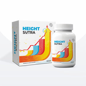 Height Sutra Vanilla Shake is an Ayurvedic height growth supplement enriched with calcium, magnesium, vitamins, and essential minerals to support bone strength, muscle development, and overall growth. Suitable as a height growth supplement for teenagers and adults, it promotes healthy digestion, energy, and long-term physical wellness with a delicious vanilla flavour.