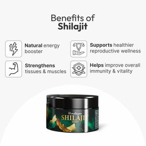 An Ayurvedic herbal duo thoughtfully crafted to support men’s energy, endurance, and overall vitality. Kala Ghoda Capsules help maintain stamina and daily resilience, while Shilajit supports natural strength and sustained energy — together promoting balanced men’s wellness and long-term well-being.