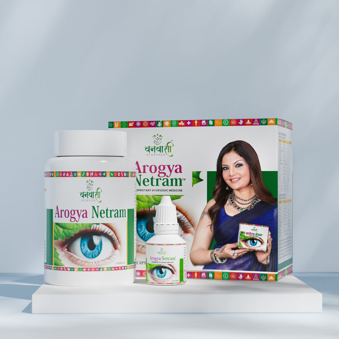 Vanvasi Ayurveda Arogya Netram Drops & Capsules - eye drops to refresh eyes