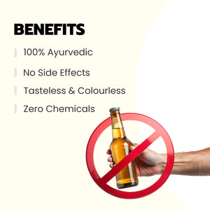 Vanvasi Ayurveda Nasha Shunyam is a natural de-addiction drop made with Amla, Kutki & Brahmi. It detoxifies the body, reduces cravings, and supports mental clarity. The best Ayurvedic nasha mukti medicine for tobacco, alcohol & drug de-addiction with no side effects.