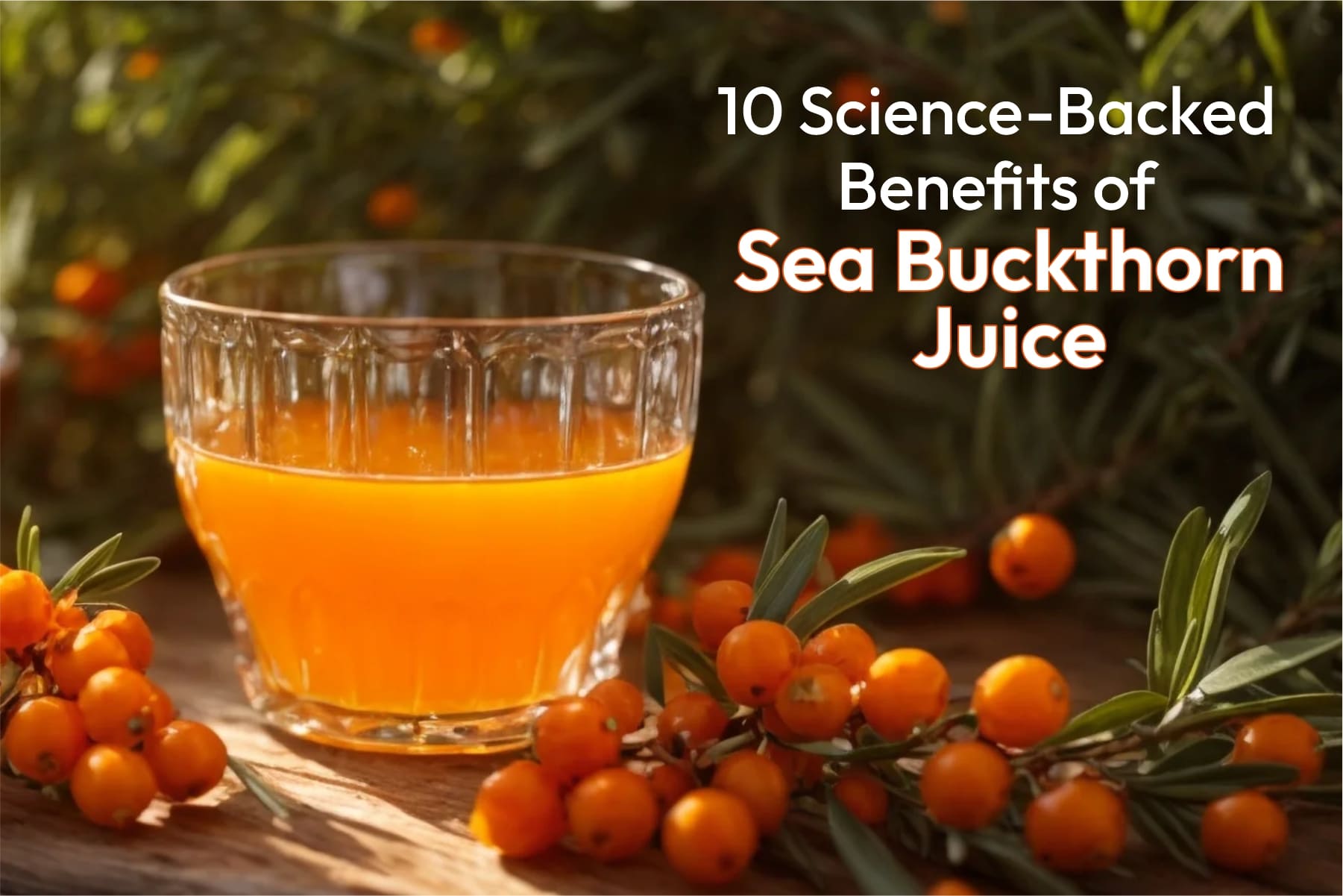 10 Science-Backed Benefits of Sea Buckthorn Juice
