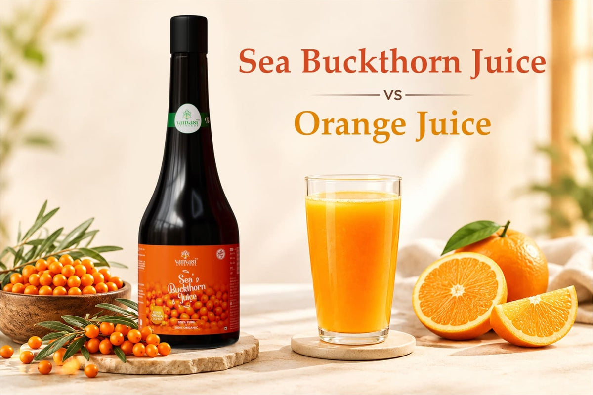 Sea Buckthorn Juice vs Orange Juice