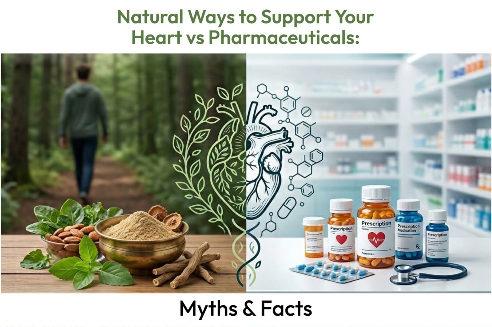 Natural Ways to Support Your Heart vs Pharmaceuticals: Myths and Facts