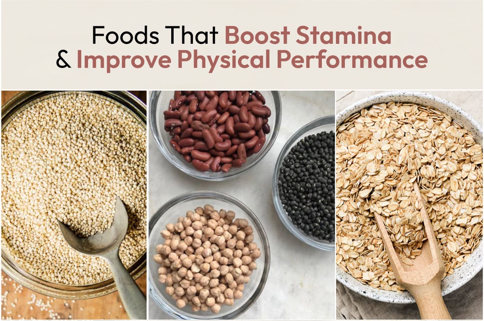 Foods That Boost Stamina and Improve Physical Performance