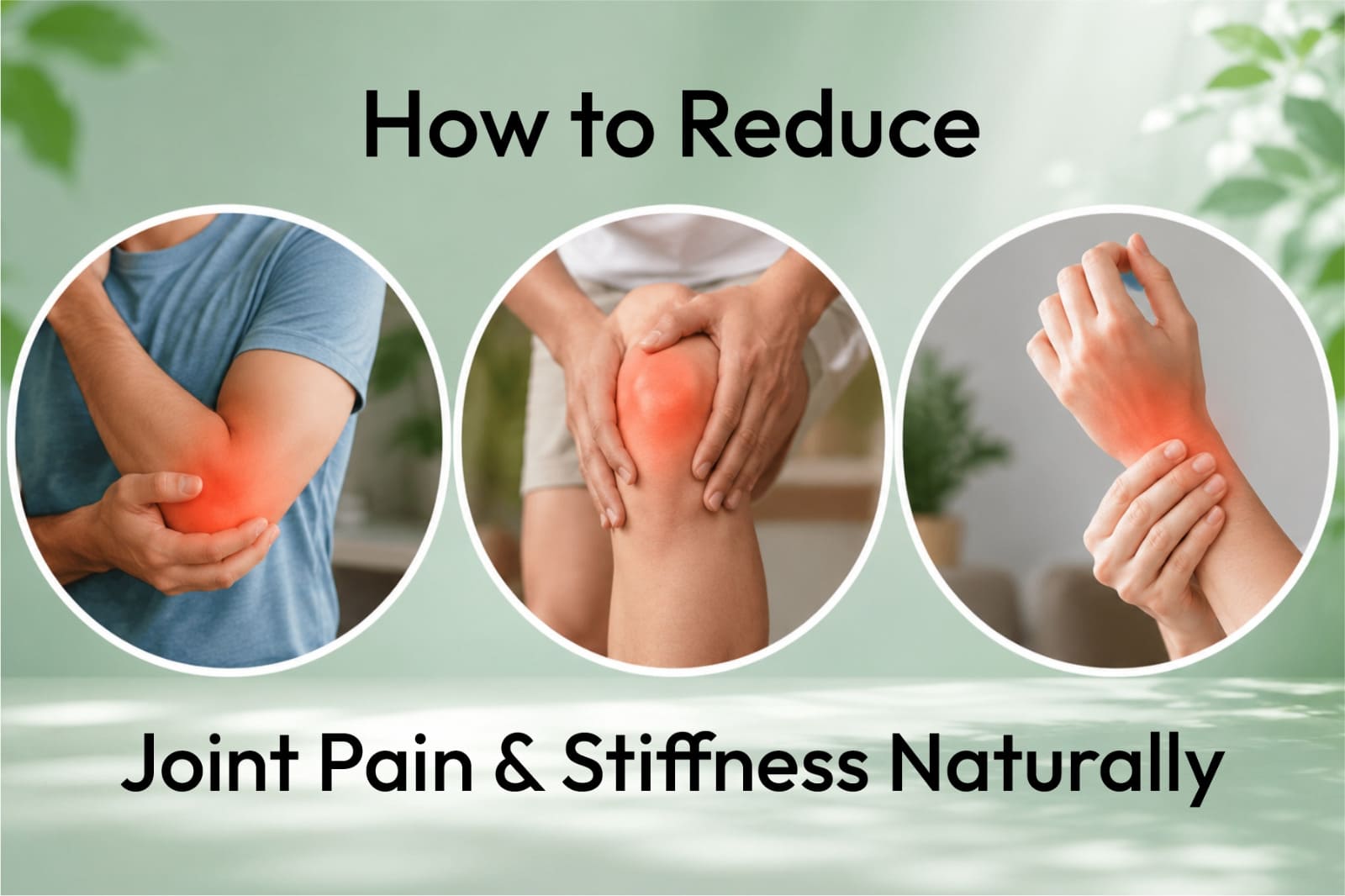 How to Reduce Joint Pain and Stiffness Naturally