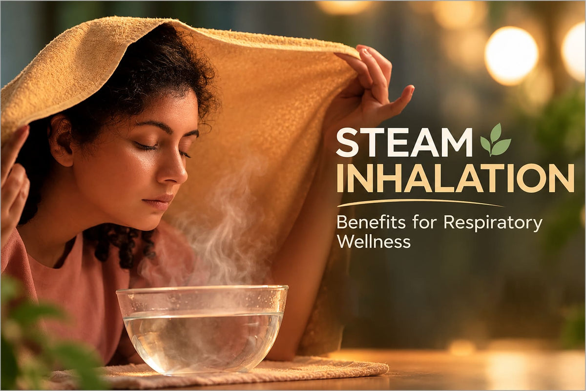 Steam Inhalation Benefits for Respiratory Wellness