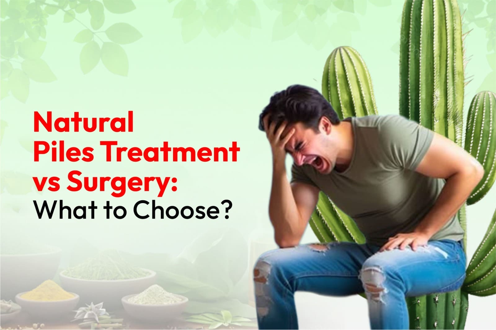 Natural Piles Treatment vs Surgery: What to Choose?