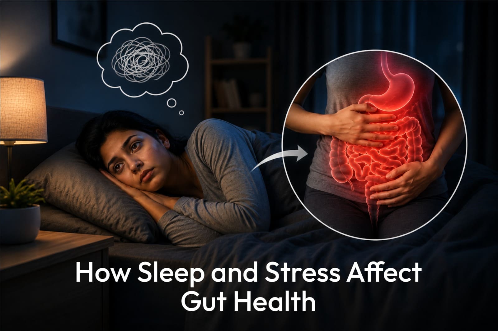 How Sleep and Stress Affect Gut Health