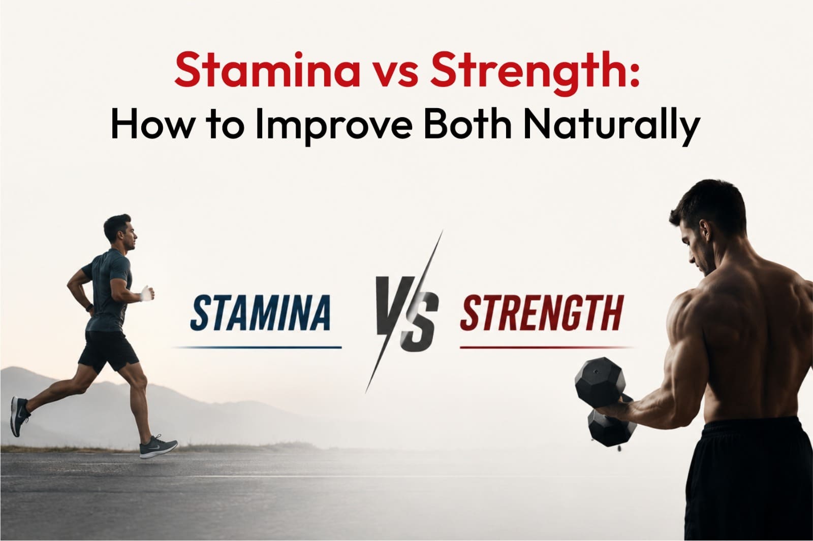 Stamina vs Strength: How to Improve Both Naturally