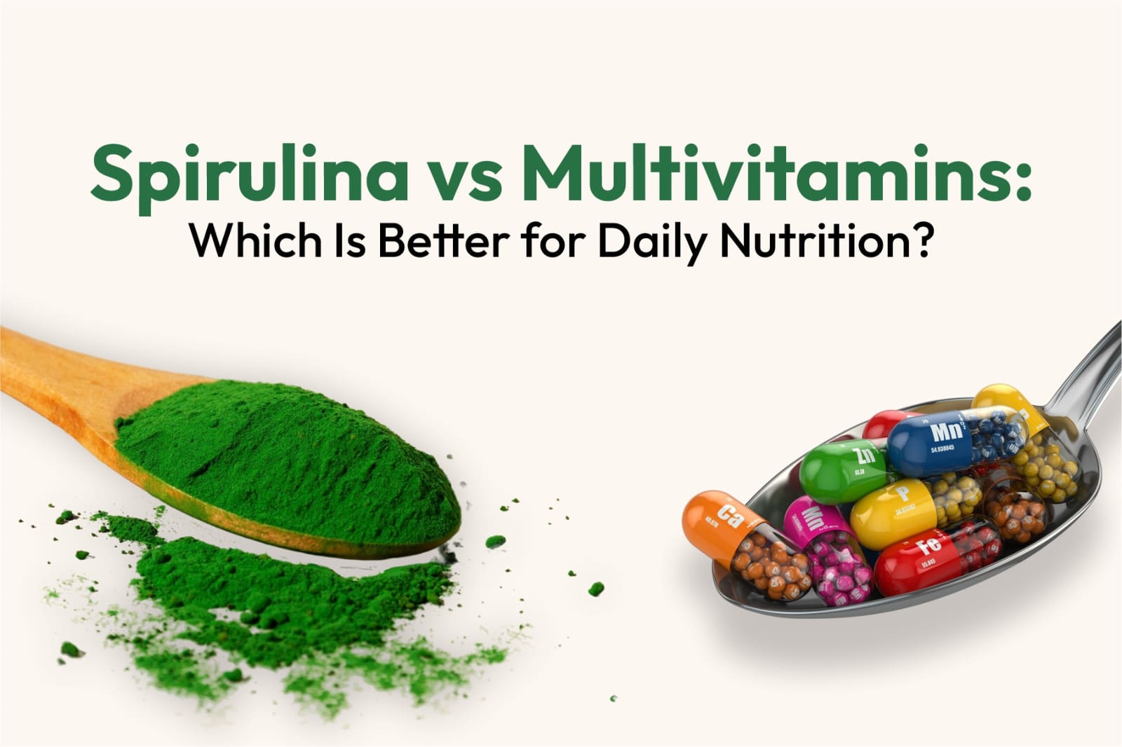 Spirulina vs Multivitamins: Which Is Better for Daily Nutrition?