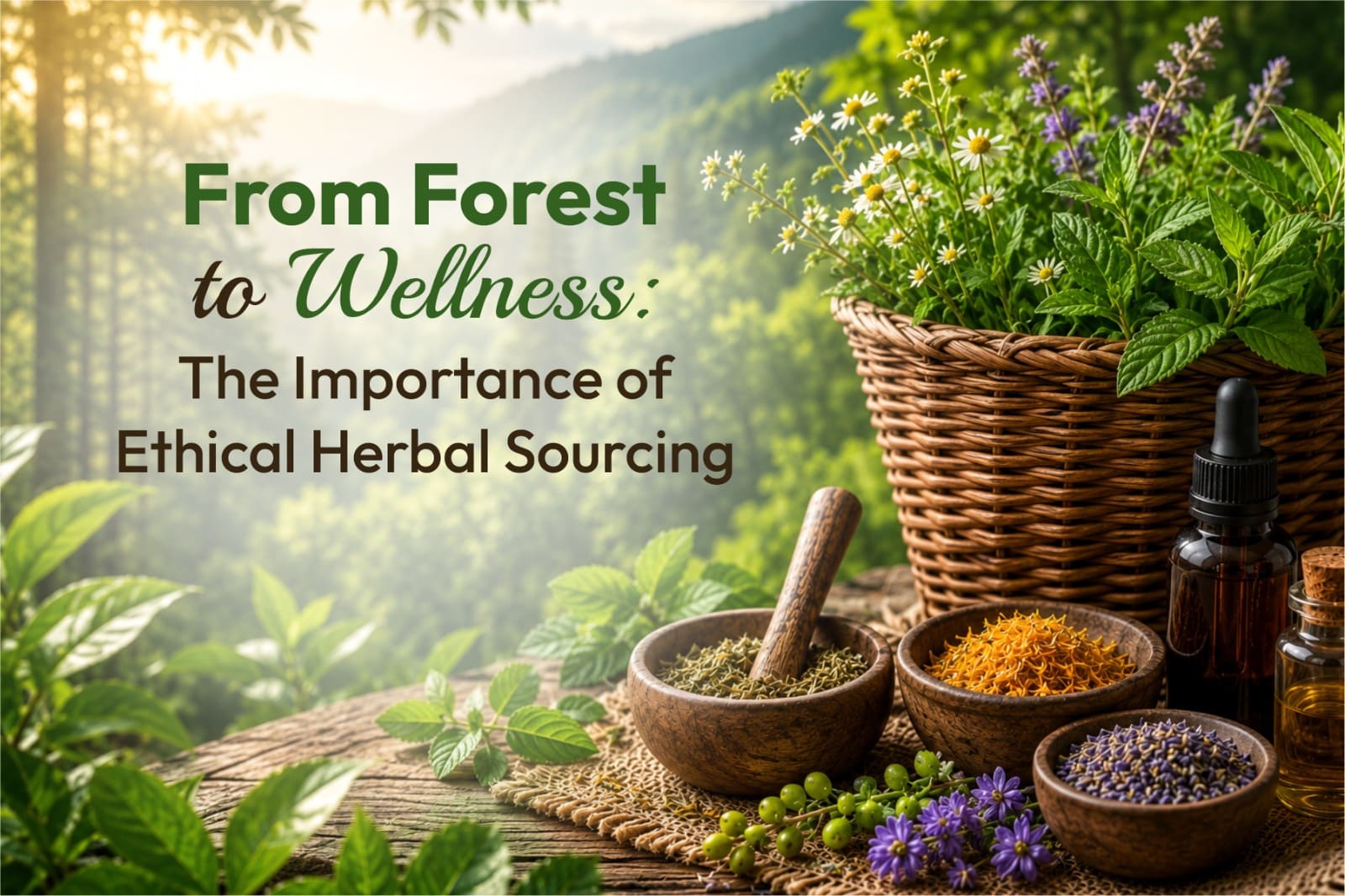 From Forest to Wellness: The Importance of Ethical Herbal Sourcing