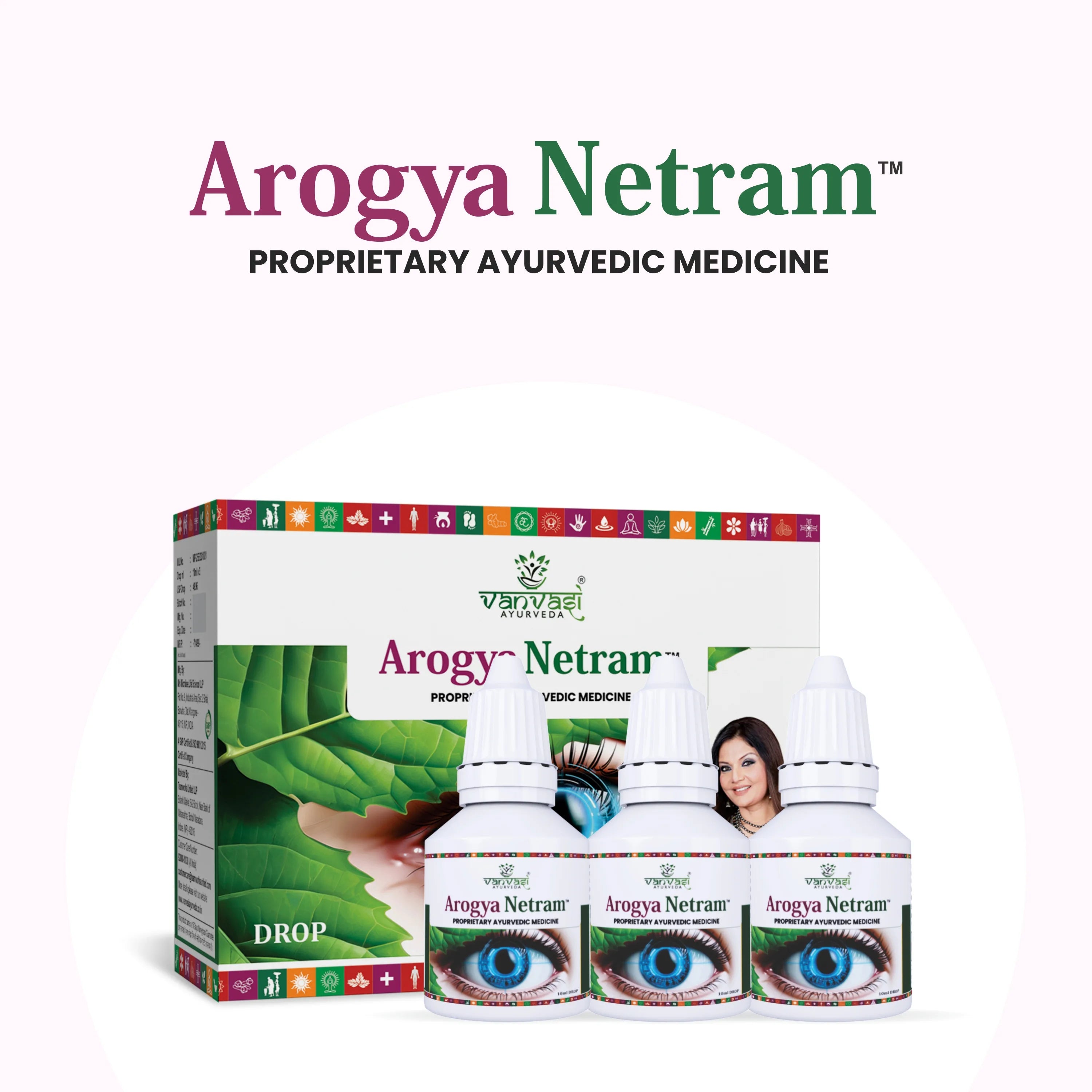 Arogya Netram eye drops to refresh eyes