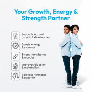 Height Sutra Vanilla Shake is an Ayurvedic height growth supplement enriched with calcium, magnesium, vitamins, and essential minerals to support bone strength, muscle development, and overall growth. Suitable as a height growth supplement for teenagers and adults, it promotes healthy digestion, energy, and long-term physical wellness with a delicious vanilla flavour.



