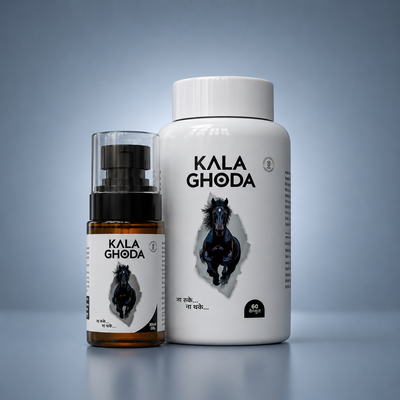 Kala Ghoda - Oil & Capsule | The Ultimate Performance Booster