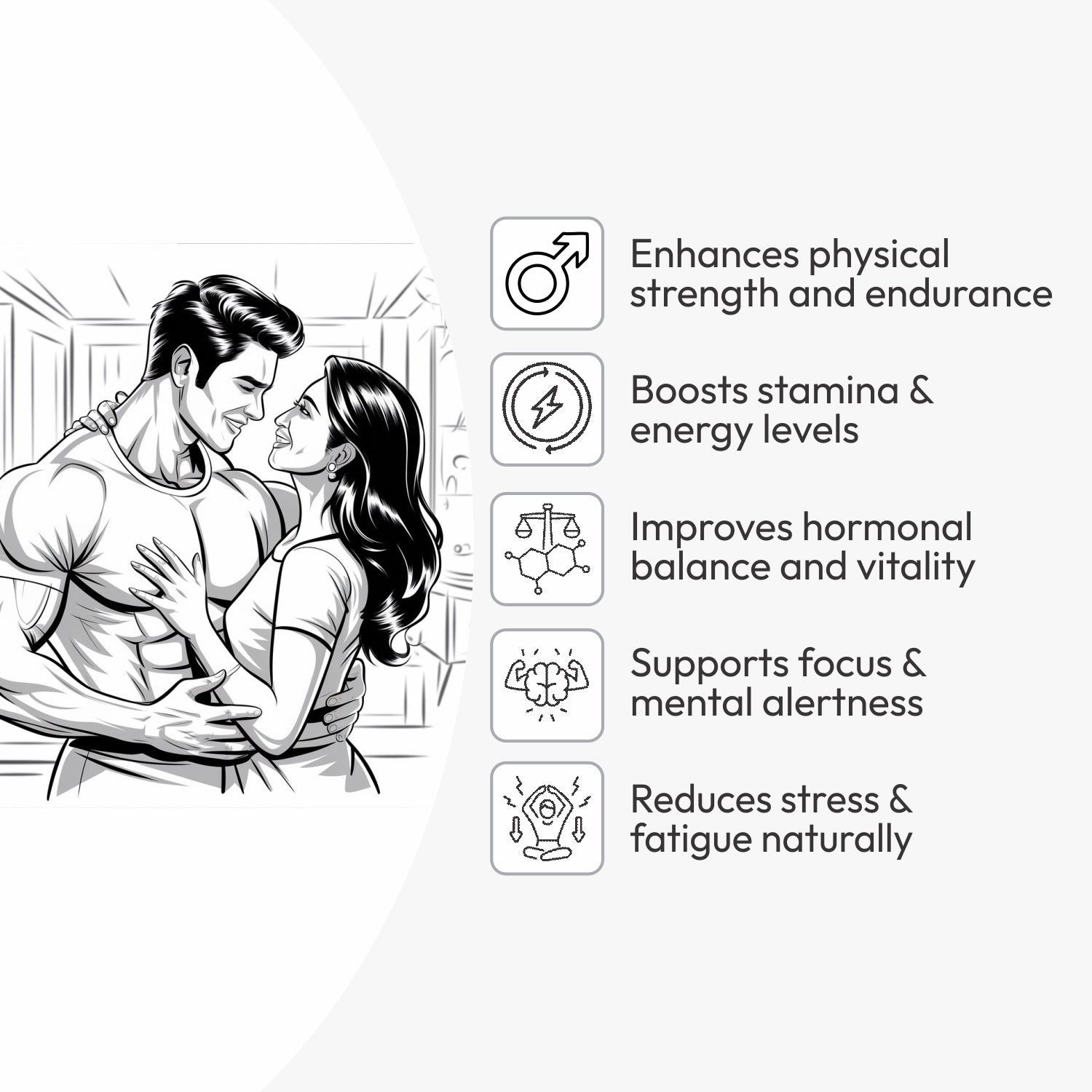 This Ayurvedic wellness combination blends internal nourishment with supportive topical care to promote men’s vitality and confidence. Kala Ghoda Capsules help maintain stamina, support natural energy levels, and encourage overall well-being, while Kala Ghoda Oil supports healthy circulation and external nourishment as part of a balanced self-care routine. Together, they provide a natural approach to sustaining strength, resilience, and long-term vitality.

