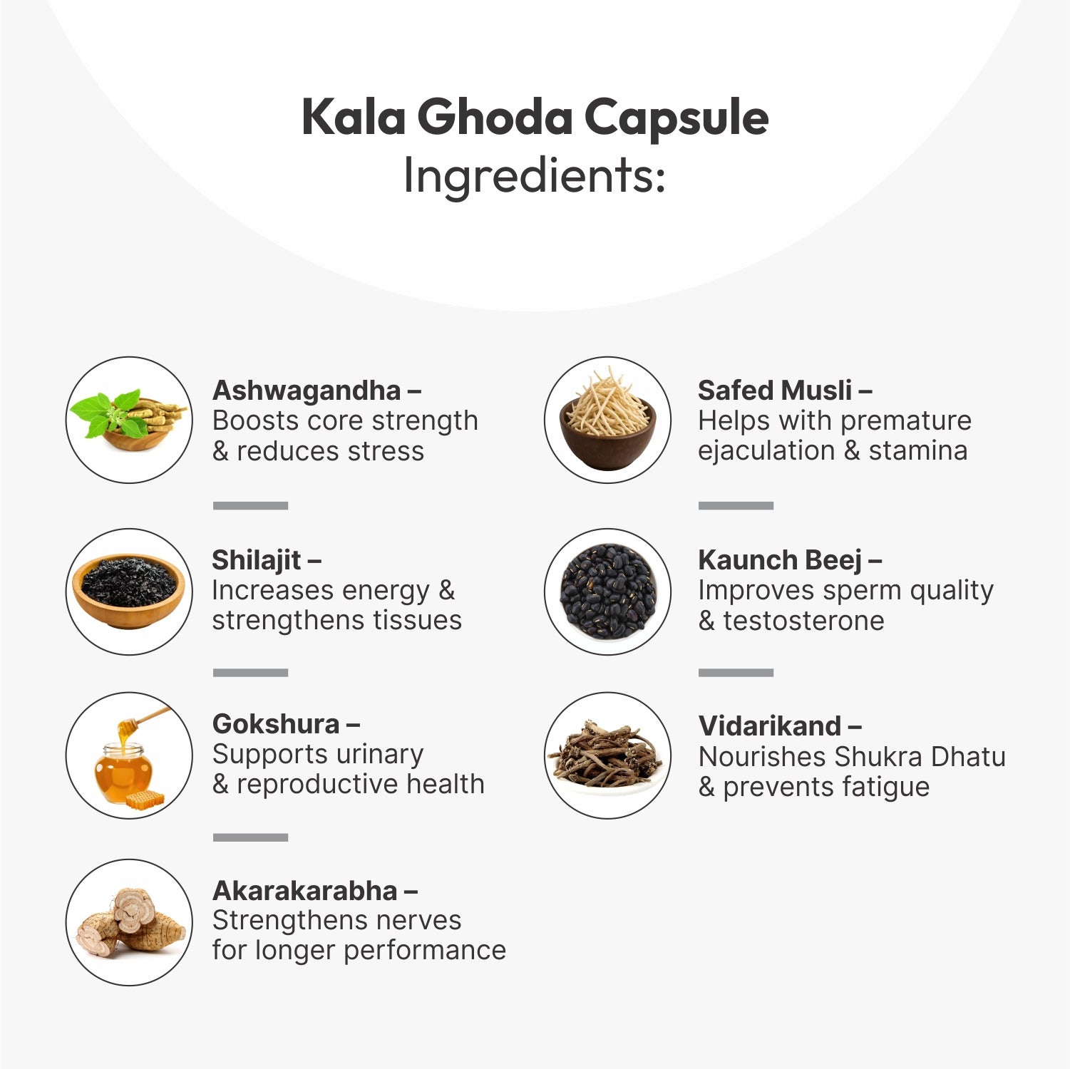 A thoughtfully crafted Ayurvedic combination designed to support men’s stamina, energy, and overall vitality. This triple-support formula works internally and externally to encourage balanced wellness, maintain endurance, and promote sustained confidence naturally.

