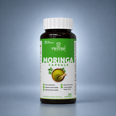 Moringa Capsule(60 Cap) | For Energy, Immunity & Wellness