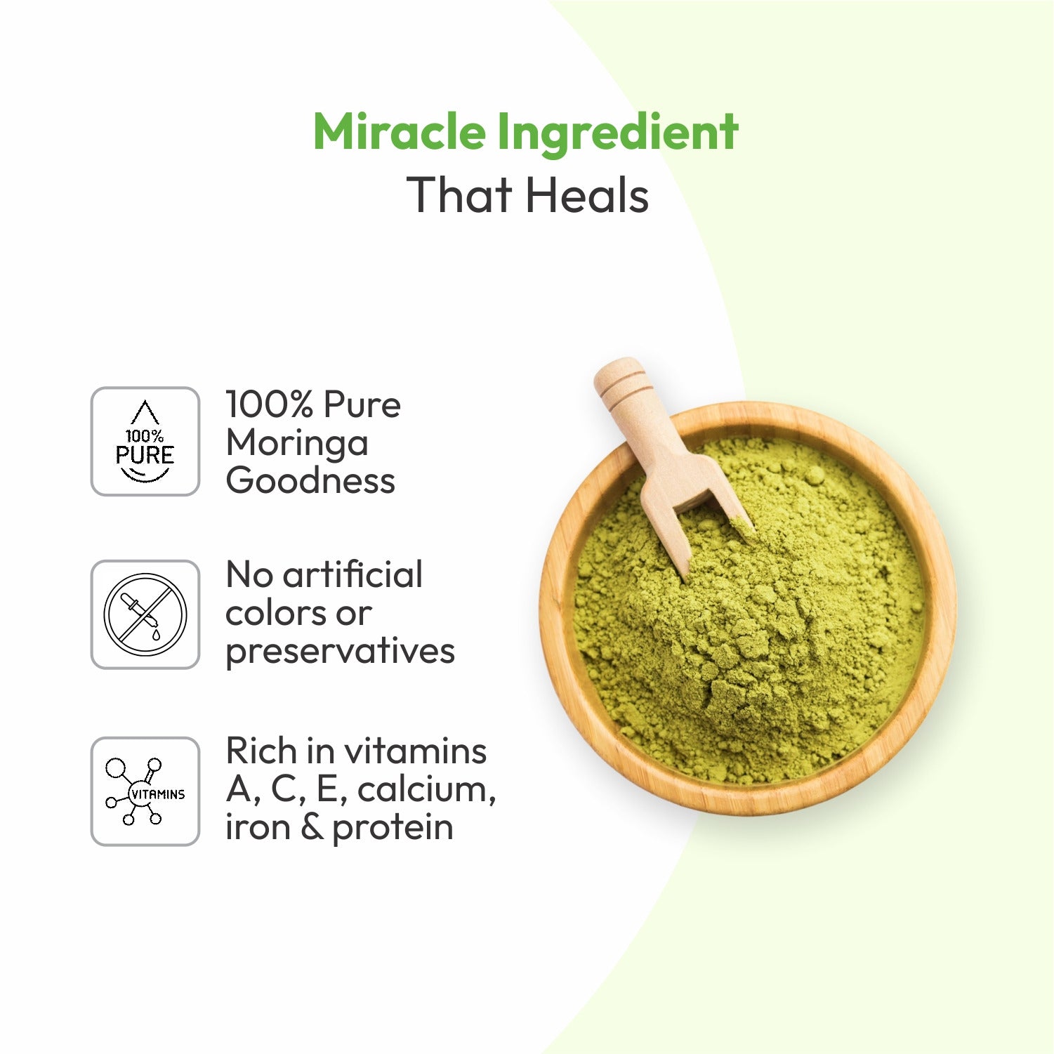 Moringa capsules provide a natural boost of energy, supports immune health, enhances digestion, and delivers powerful antioxidants. Rich in essential vitamins and minerals, they also support healthy skin and hair, helping you feel active, nourished, and balanced every day.