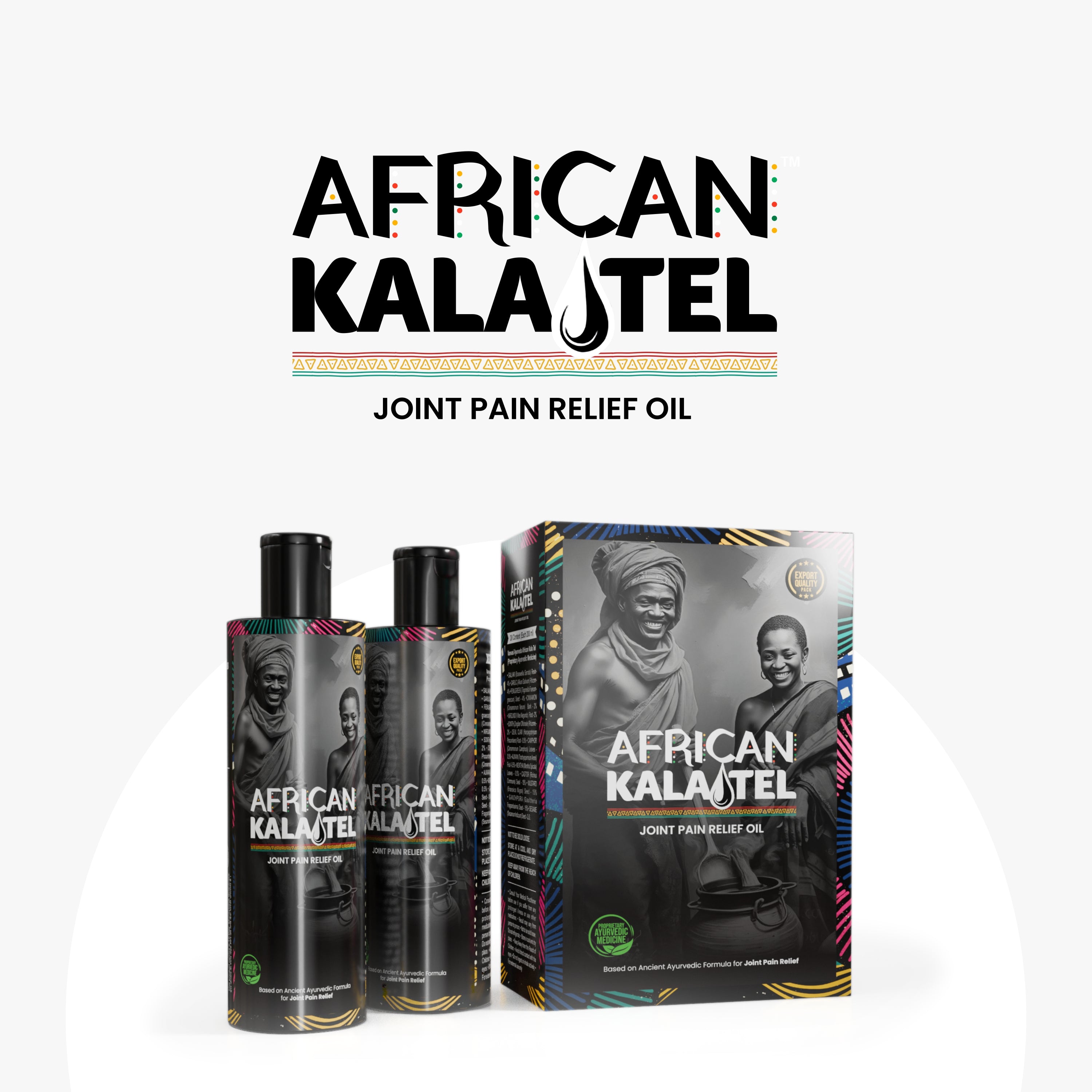 Vanvasi Ayurveda African Kala Tel, enriched with Devil’s Claw, Sallaki, Sonth & Garlic, helps relieve joint pain, muscle stiffness, and inflammation. Known for its deep-penetrating heat therapy, this African Kala Tel supports mobility and natural healing.