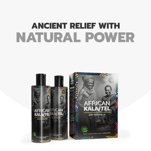 Vanvasi Ayurveda African Kala Tel, enriched with Devil’s Claw, Sallaki, Sonth & Garlic, helps relieve joint pain, muscle stiffness, and inflammation. Known for its deep-penetrating heat therapy, this African Kala Tel supports mobility and natural healing.