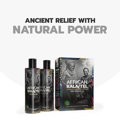 अफ्रीकन काला तेल - घुटने और जोड़ों के दर्द के लिए आयुर्वेदिक दर्द निवारक तेल - 2 का पैक