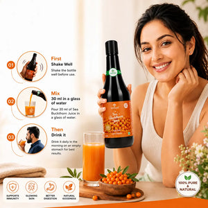 Vanvasi Ayurveda - how to use sea buckthorn juice