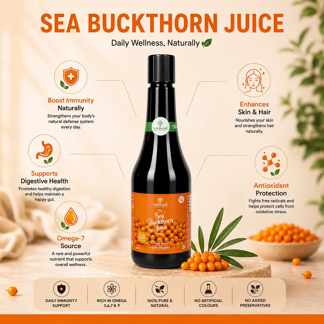 Vanvasi Ayurveda - sea buckthorn juice for immunity